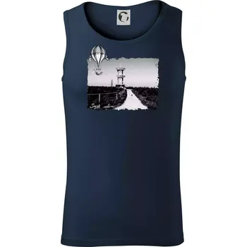 Retro Smrk - Tílko pánské Core - M ( Námořní modrá (velmi tmavá - téměř černá) )