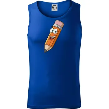 Parové triko - Tužka a guma - Tílko pánské Core - L ( Královská modrá )