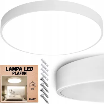 Stropní Svítidlo kulatý Zolta 50 x 5 cm bílý