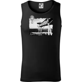 Pánské termoprádlo Retro Hraniční vrch - Tílko pánské Core - M ( Černá )