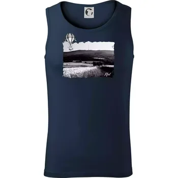 Retro Kleť - Tílko pánské Core - XL ( Námořní modrá (velmi tmavá - téměř černá) )