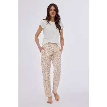 Dámské pyžamo DÁMSKÉ PYŽAMOVÉ KALHOTY 690 J/24 ECRI XL