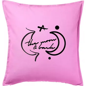 Polštář The moon and back - Polštář 50x50 - 50x50 - Pouze potah ( Růžová )
