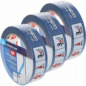 Maskovací páska modrá 30mm x 33m Scley 586 FSC *3 KUSY*