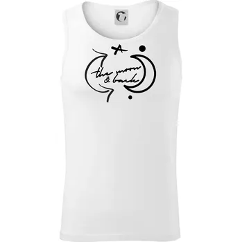 The moon and back - Tílko pánské Core - 2XL ( Bílá )