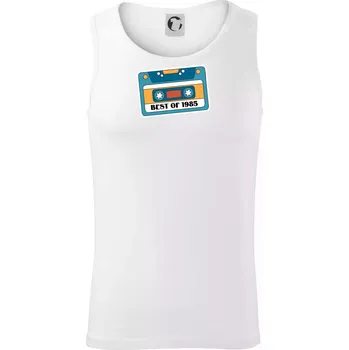 Narozeniny kazeta Best of 1985 - Tílko pánské Core - XL ( Bílá )
