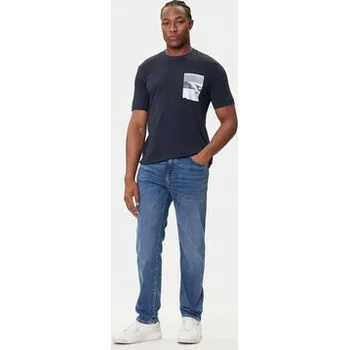 BOSS T-Shirt Te_Container 50546920 Tmavomodrá Regular Fit XXL