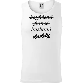 Pánské termoprádlo Partnerské triko nastávající rodiče - Tílko pánské Core - S ( Bílá )