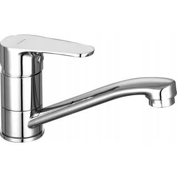 Vodovodní baterie Stojánková umyvadlová baterie Deante Chrpa stříbrná