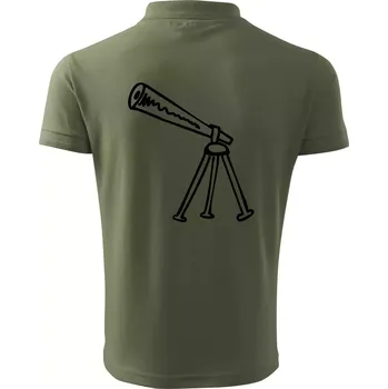 Pánská košile Nebe - Dalekohled - Polokošile pánská Pique Polo 203 - L ( Khaki )