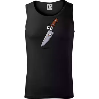 Pánské termoprádlo Parové triko - Jablko a nůž - Tílko pánské Core - M ( Černá )