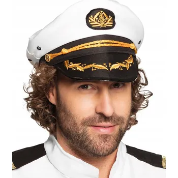 Čepice Klobouk Kapitána Lodi Jonah Námořnický Doplněk ke Kostýmu Námořní Párty