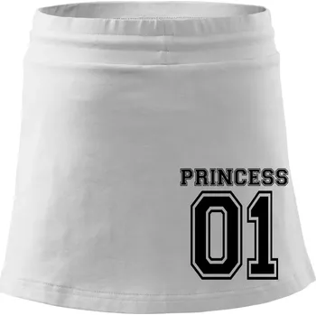 Dámská sukně Princess 01 - Sportovní sukně - two in one - XS ( Bílá )