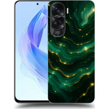 Pouzdro na mobilní telefon Picasee silikonový průhledný obal pro Honor 90 Lite 5G - Emerald