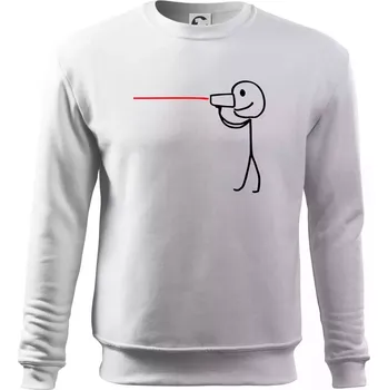 Pánská mikina Láska telefon - Mikina Essential pánská - M ( Bílá )