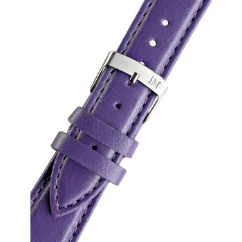 Řemínek na hodinky Kožený řemínek Morellato Gelso 4219A97.069 M, fialový, ekokůže - 20 mm