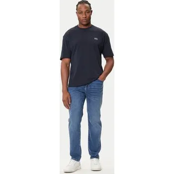 BOSS T-Shirt Te_Move 50547087 Tmavomodrá Relaxed Fit 3XL