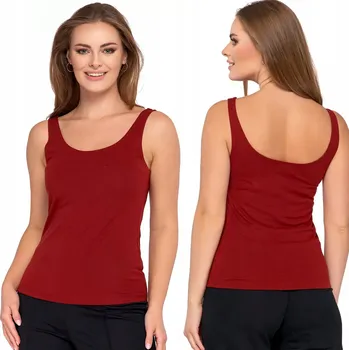 DÁMSKÝ TOP MORAJ LEHKÝ HLADKÝ NA RAMÍNKA DVOUVRSTVÝ MÓDNÍ HALENKA XXL