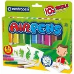 Foukací fixy CENTROPEN 1539, 10ks na textil,rychlé dodání