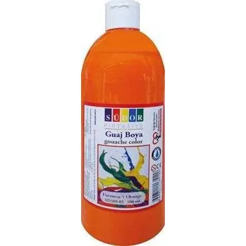 Vodová barva Temperová barva, oranžová, 500ml, Südor,rychlé dodání