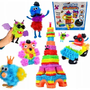 ostatní stavebnice Kreativní suché zipy 400 ks barevné