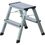 Schůdky, 2x2 schody, hliníkové, KRAUSE "Treppy",rychlé dodání