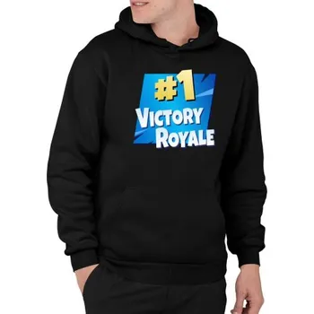 Žertovný předmět Number 1 Victory Royale - pánská mikina s potiskem pro fanoušky hry Fortnite- Tričkový.cz