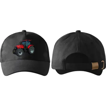 Kšiltovka kšiltovka s traktorem Case 140 puma černá (kšiltovka , pokrývka hlavy , dopravní technika)