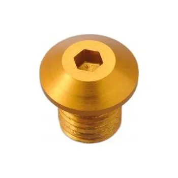 Zrcátko pro motocykl Záslepka zrcátka pravá DAYTONA GOLD M10 x P1.25