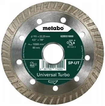 Řezný kotouč METABO DIAMANTOVÝ KOTOUČ ŘEZNÝ NA BETONU A ZDIVO UT 125mm 628552000