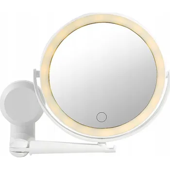 Kosmetické zrcátko KOSMETICKÉ ZRCÁTKO NA MAKE-UP S 20x ZVĚTŠENÍM, STOLNÍ, OBOUSTRANNÉ