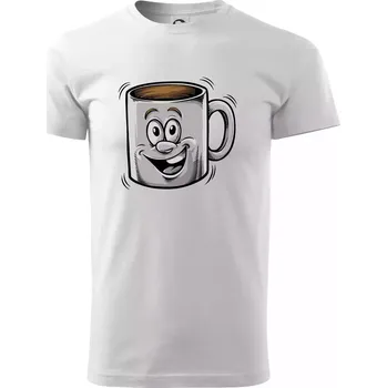 Parové triko - Hrnek a čaj - Triko extra velké (5-8XL) - 8XL ( Bílá )