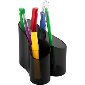 Stojánek na psací potřeby, ICO "Lux", šedý-dýmový,rychlé dodání