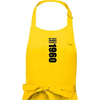 Kuchyňská zástěra Limited edition 1960 pruh - Pánská zástěra na vaření - Univerzální velikost ( Žlutá )