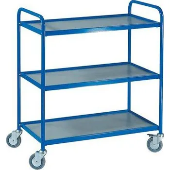 Policový vozík, do 150 kg, 3 police