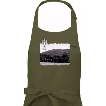 Kuchyňská zástěra Retro Čerchov - Pánská zástěra na vaření - Univerzální velikost ( Khaki )