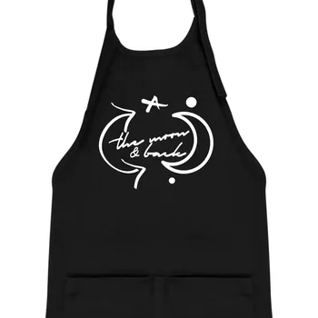 Kuchyňská zástěra The moon and back - Dětská zástěra na vaření - Univerzální velikost ( Černá )