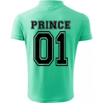 Pánská košile Prince 01 - Polokošile pánská Pique Polo 203 - 5XL ( Mátová )