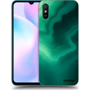 Pouzdro na mobilní telefon Picasee silikonový průhledný obal pro Xiaomi Redmi 9AT - Malachite