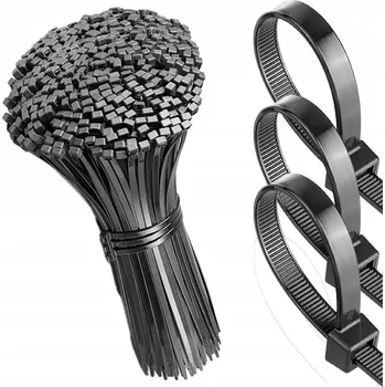 Stahovací páska EXTRA SILNÁ HADICOVÁ SPONA PÁSKŮ 100 KS BLACK STAHOVACÍ PÁSKY