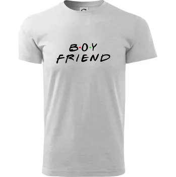 Boy Friend - Triko extra velké (5-8XL) - 6XL ( Světlešedý Melír )