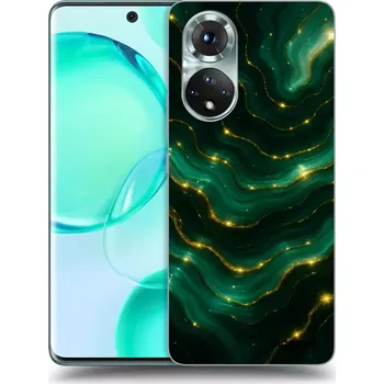 Pouzdro na mobilní telefon Picasee silikonový černý obal pro Honor 50 5G - Emerald