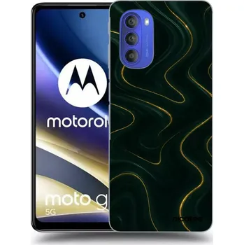 Pouzdro na mobilní telefon Picasee silikonový průhledný obal pro Motorola Moto G51 - Vawes