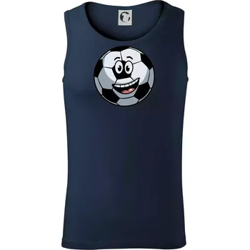 Parové triko - Kopačka a míč - Tílko pánské Core - XL ( Námořní modrá (velmi tmavá - téměř černá) )