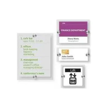 Kancelářský nábytek EuroPlex dveřní cedulky 170 x 170 mm,rychlé dodání