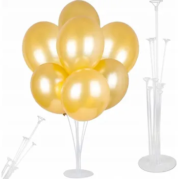 Balónek Stojan na balónky 10 tyčinek Dekorace na narozeniny Svatba Svatební Hostina Svaté Přijímání