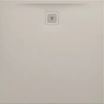 Sprchová vanička Laufen Pro - vanička čtvercová 100x100 Marbond béžová matná H2119521860001