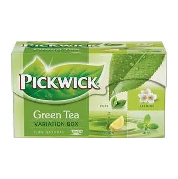 Čaj Čaj, zelený, 20x2 g, PICKWICK, "Green tea variation", citrón, lemon, jasmín, earl grey, má,rychlé dodání
