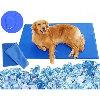 Pelíšek pro psa CHLADÍCÍ PODLOŽKA PRO PSA KOČKU ZVÍŘAT VODĚODOLNÁ GELOVÁ PELÍŠEK 60x80 CM