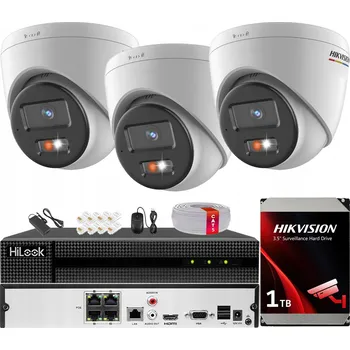 IP kamera Monitorovací sada 2 IP kamer 4MPx ColorVu Hybrid Light 30m Hikvision 1TB